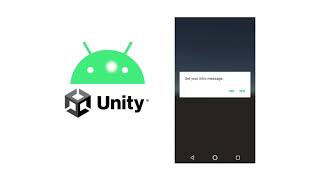 Alert Dialog in Unity Android App [upl. by Noired]