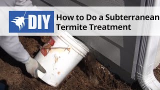 How To Do a Subterranean Termite Treatment [upl. by Ranson185]