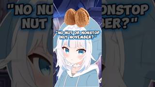 What Type Of November Does Gura Likeshololive hololiveen hololiveenglish vtuberclips vtuber [upl. by Wendelina482]