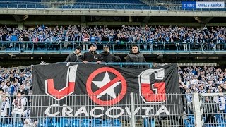 Nowa przyśpiewka kiboli Lecha quotHej kibicu zgoda święta rzeczquot 06032016 [upl. by Esiom]