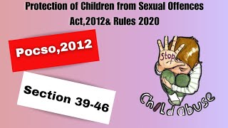 pocso act  section 3940414243444546  rajasthanapo pocso rjs [upl. by Treb]