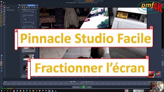 Pinnacle Studio comment fractionner lécran avec des vidéos ou photos [upl. by Gayel]