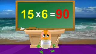 Tutorial  Sing Along 15 Times Table  Kids Songs With Lyrics [upl. by Frangos]