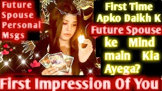 Tarot reading Hindi pick a card Future spouse first impression of you how he react who will marry yu [upl. by Cirenoj]