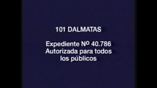 101 Dálmatas Comienzo VHS 1995 [upl. by Eldridge]