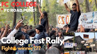 FC College Fest 2023 FC College rally 2024 Fergusson College Pune College Fest  Pune University [upl. by Lunneta319]