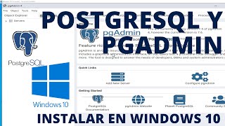 Instalación de PostgreSQL y PgAdmin4 [upl. by Tonia316]