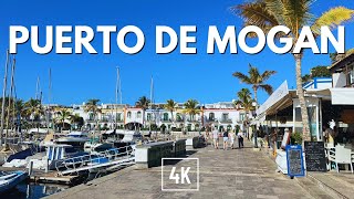 Walk in Authentic and Charming Spanish Coastal Town  Puerto De Mogán  Canary Islands [upl. by Elokkin]