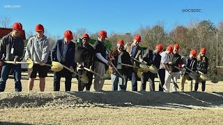 Branchville high school breaks ground on new field [upl. by Auahsoj890]