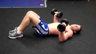 How To Dumbbell Floor Press [upl. by Aaren]