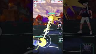 Unexpected win with lampent in pokemongo subscribe like pokemon 100iv [upl. by Ecinrev]