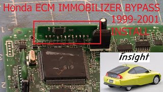 eBay ECM and Immobilizer bypass into my 2000 Honda Insight IMA Hybrid trying to fix IMMO Misfire [upl. by Siletotsira]