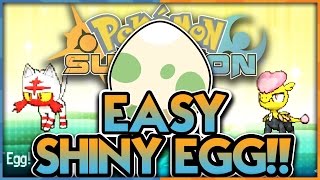 EASY SHINY EGGS NEW SHINY METHOD IN POKEMON SUN AND MOON How to Get Shiny Eggs In Pokemon [upl. by Poore133]