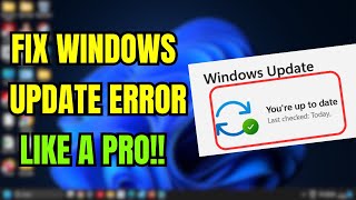 How To Fix Windows 11 Update Error Problems 2024 [upl. by Eciralc]