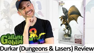 Durkar the Sovereign Serpent Review  Dungeons amp Lasers II Kickstarter Dragon Unpainted Minis [upl. by Editha]