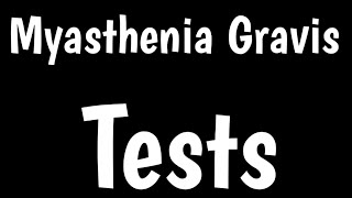 Myasthenia Gravis Tests  How Do Diagnose MG  Ice Pack Test  Edrophonium Test  Tensilon Test [upl. by Edea993]