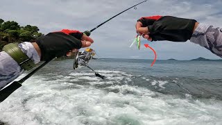 MANCING CASTING DARI PINGGIRAN PANTAI ULTRALIGH FISHING [upl. by Barthold181]