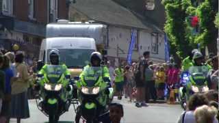 Olympic Torch Relay  Cleobury Mortimer Shopshire UK 24 May 2012 [upl. by Jordans]