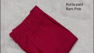 Trending Kurti Pants Perfect Office wear Davyvlogs Cotton flex stretchable fabric ₹450 [upl. by Ledoux]