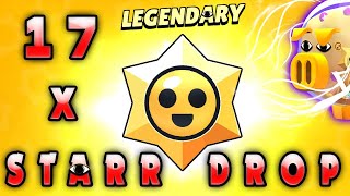 17 x Starr Drop 😱 Brawl Stars deutsch [upl. by Hsilgne]