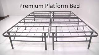 Premium Platform Bed Base Setup Video [upl. by Georgianne]