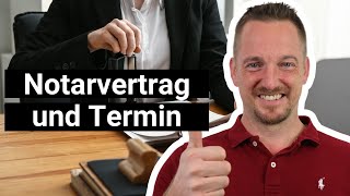 Notarvertrag was ist zu beachten Gesamter Ablauf [upl. by Llertnauq]