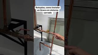 Rotoplas como instalar un tinaco en sistema cerrado comosehace construction tinaco rotoplas [upl. by Coltin937]