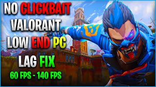 Valorant Lag Fix For Low End PC  Valorant FPS Boost  How To Boost FPS in Valorant [upl. by Dnalyar]