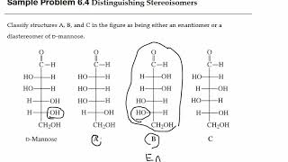 CHM 129 124 Identifying Enantiomer Diastereomer and Epimers [upl. by Eznyl]