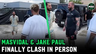 Jorge Masvidal quotruns upquot on Jake Paul [upl. by Efram]