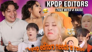 KPOP Editors are THE BEST Waleska amp Efra react to Funniest Kpop Edits EVER ft SEVENTEEN ATEEZ [upl. by Ahsrop867]