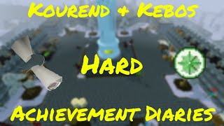 Kourend amp Kebos Hard Diary OSRS [upl. by Euqnom366]