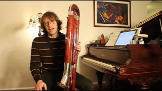 Contrabassoon Profile Amati Year 2000  Bach Cello Suite Minuet on Contra [upl. by Ena]