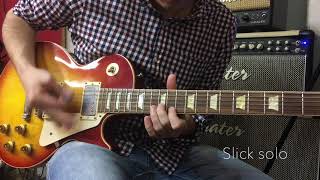 Throbak SLE101 MXV in Gibson Les Paul 1958 Reissue  overdrive [upl. by Adnelg]