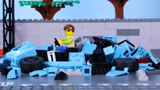 Busted Racing Car Start Building  Billy Bricks  Video for kids  WildBrain Superheroes [upl. by Ynaffad929]