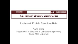 From Bioinformatics to AI 4 Protein Structure Data [upl. by Ennahtur981]