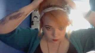 KittieVonLiebes beehive tutorial for short hair [upl. by Mavis92]