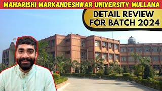 Maharishi Markandeshwar University Mullana  Mmdu Mullana  Admission Process 2024  MMU [upl. by Eanaj]