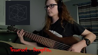 Tesseract  Concealing Fate Part 2 Deception Bass Cover [upl. by Otecina]