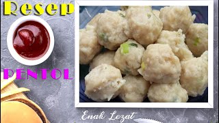 Resep pentol bakso tanpa daging dan ayam untuk jualan [upl. by Oloap]