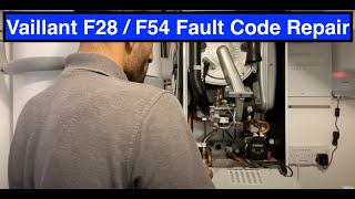 Vaillant F28 F54 fault code repair [upl. by Hennessy]