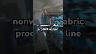 nonwoven fabric production line [upl. by Eelrahs]