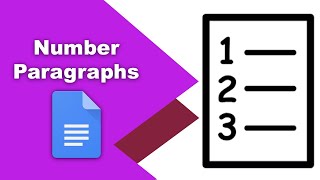 How to number paragraphs in google docs [upl. by Alexine58]