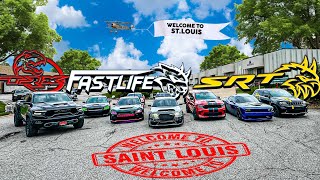 13 HELLCATS TERR0RIZE THE STREETS OF SAINT LOUIS [upl. by Arten722]