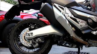 Ixrace M9 Slipon Exhaust for Honda XADV [upl. by Skier410]