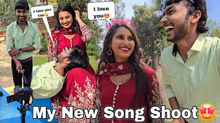 My New Song Shoot With Nepali Girlfriend😅🤣  Guddu Vlogs [upl. by Elaina288]