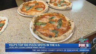 SD Restaurant Makes Yelp’s Top 100 US Pizza Spots List [upl. by Longerich]