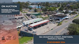 Business Rescue Commercial Property 136 Crompton Street Pinetown On Auction 21 November 2024 [upl. by Sillert]