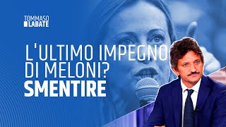 LULTIMO IMPEGNO DI MELONI SMENTIRE [upl. by Lyrehs220]