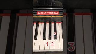 Carol of the bells notes tutorial video shots piano carolofthebells [upl. by Ricketts]